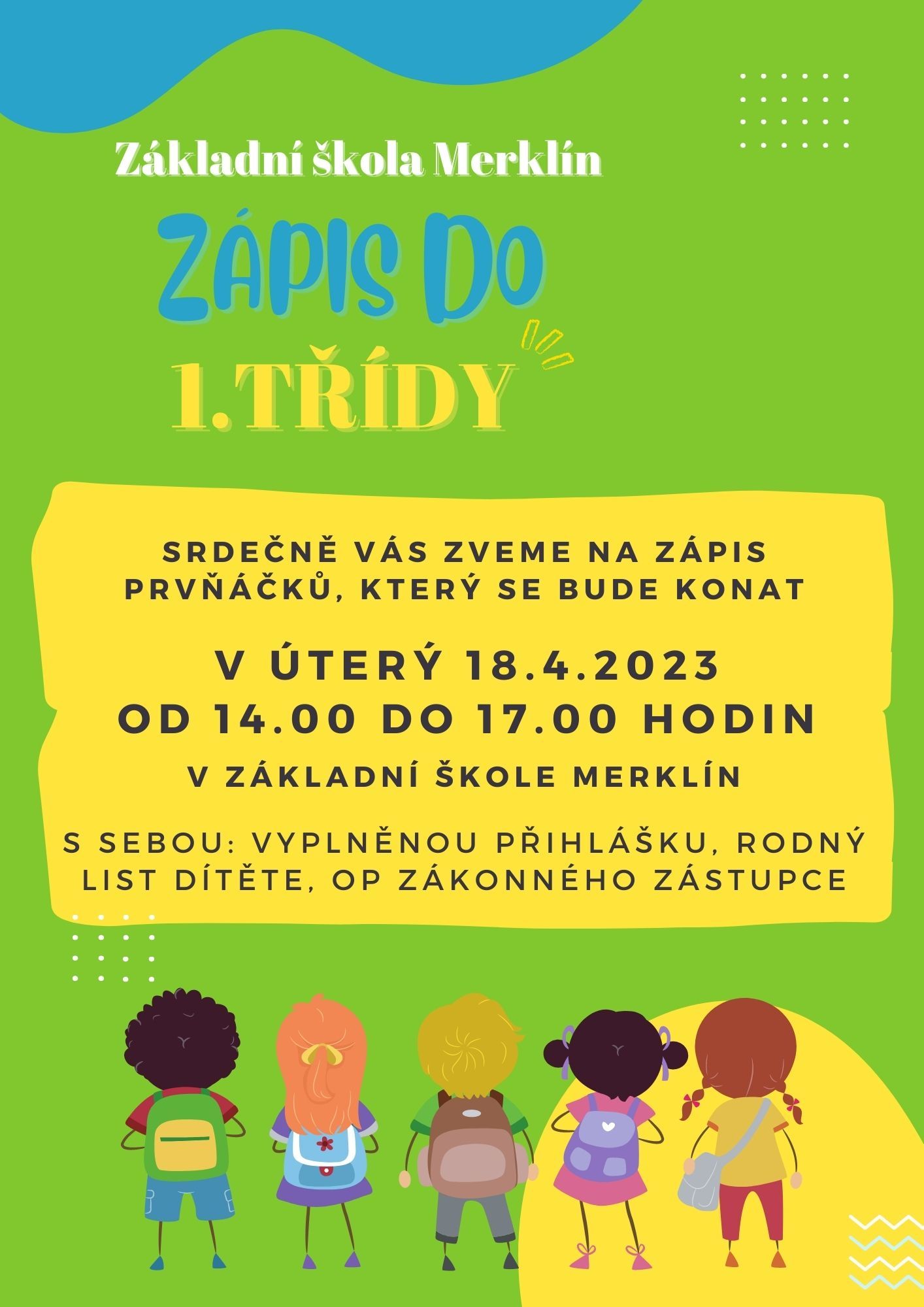 Zápis do 1. třídy